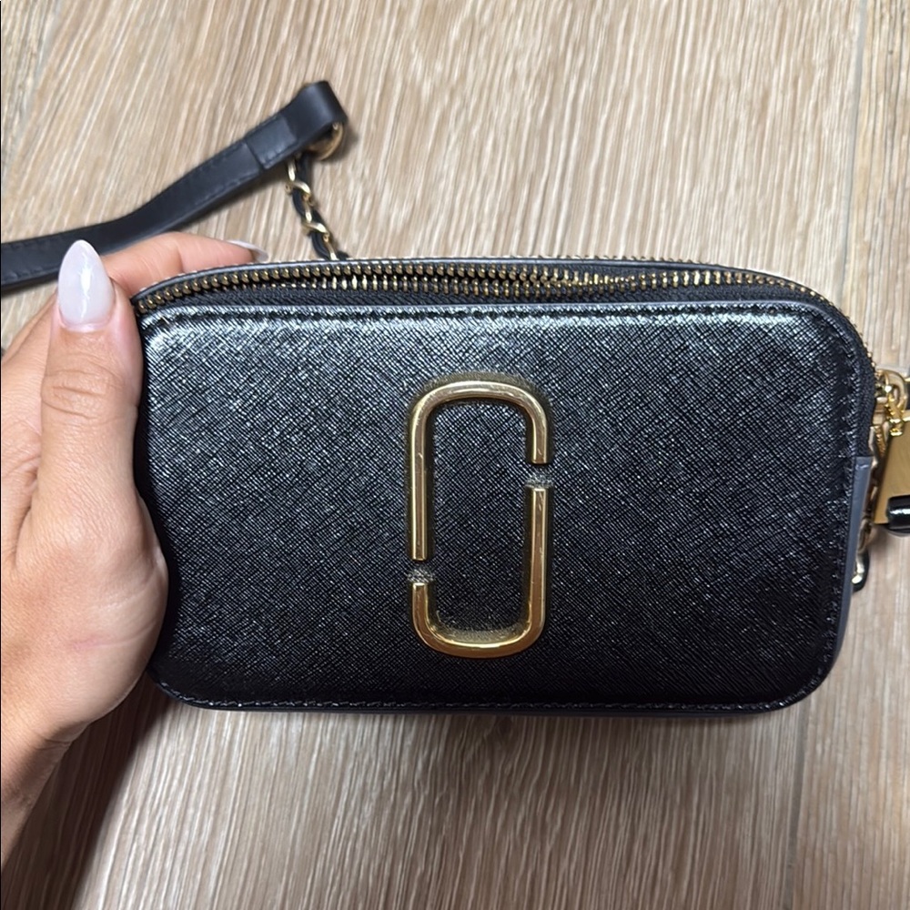 Marc Jacobs Black and Gold Mini Bag